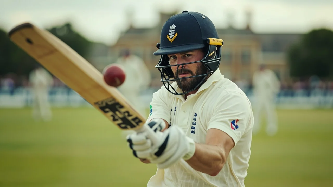 Joe Root batting at Lord's during the third ODI between England and India on 20 July 2026